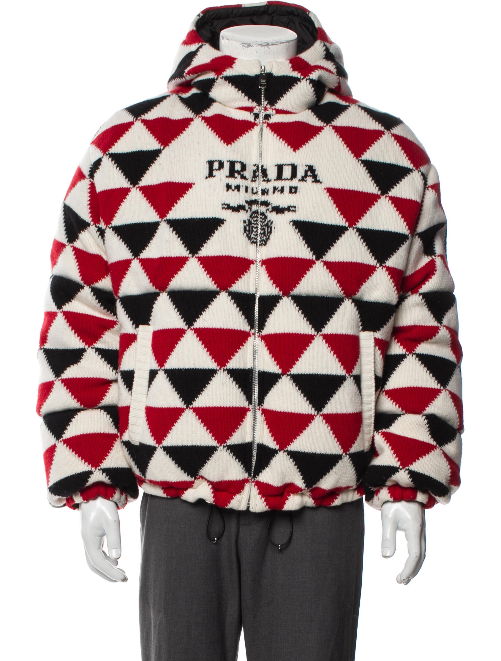 Prada 2021 Virgin Wool Puffer Coat